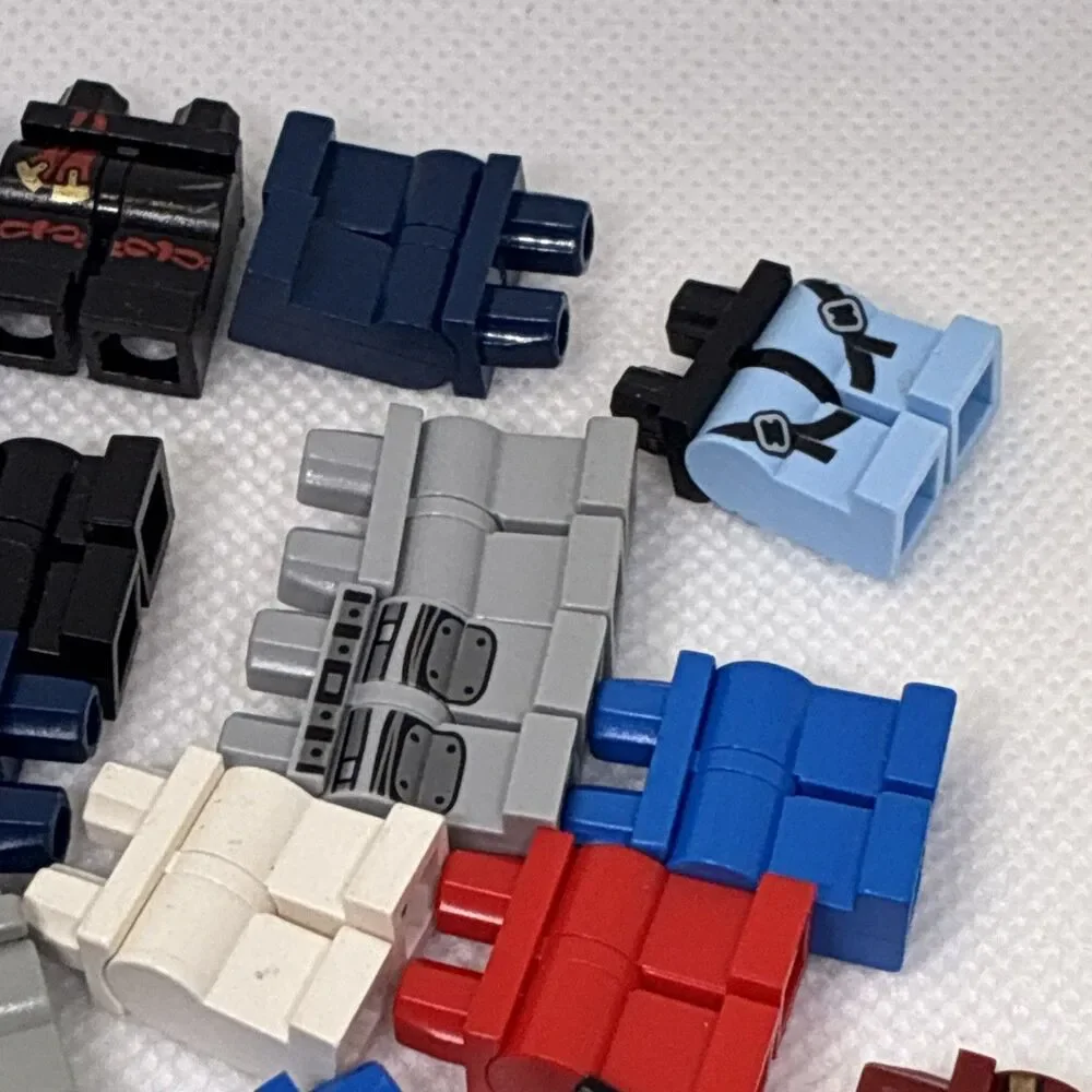 Lego LEGS Minifigure Parts Lot - Legs and Skirts Lot of 62 USED with Wear